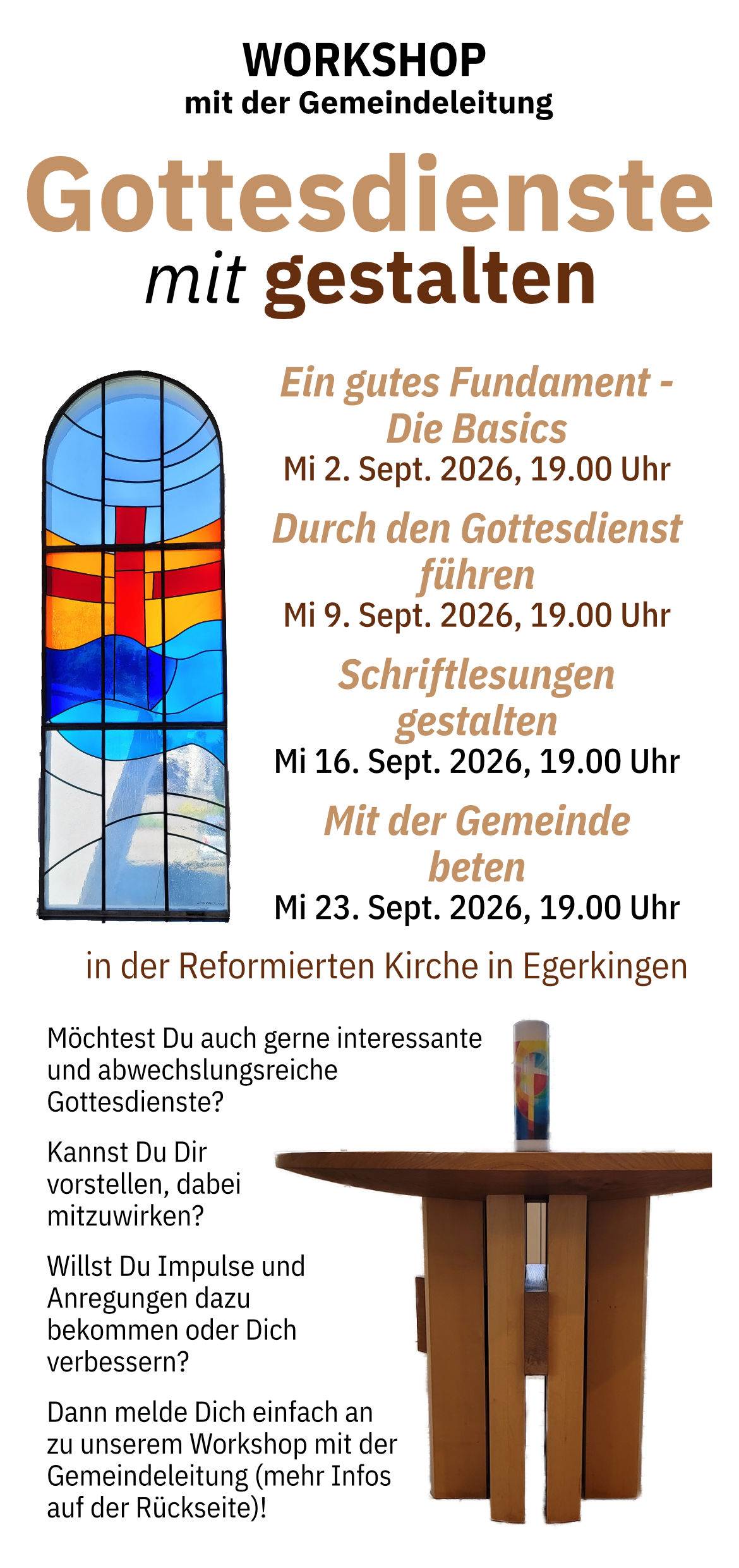 Gottesdienste mit gestalten