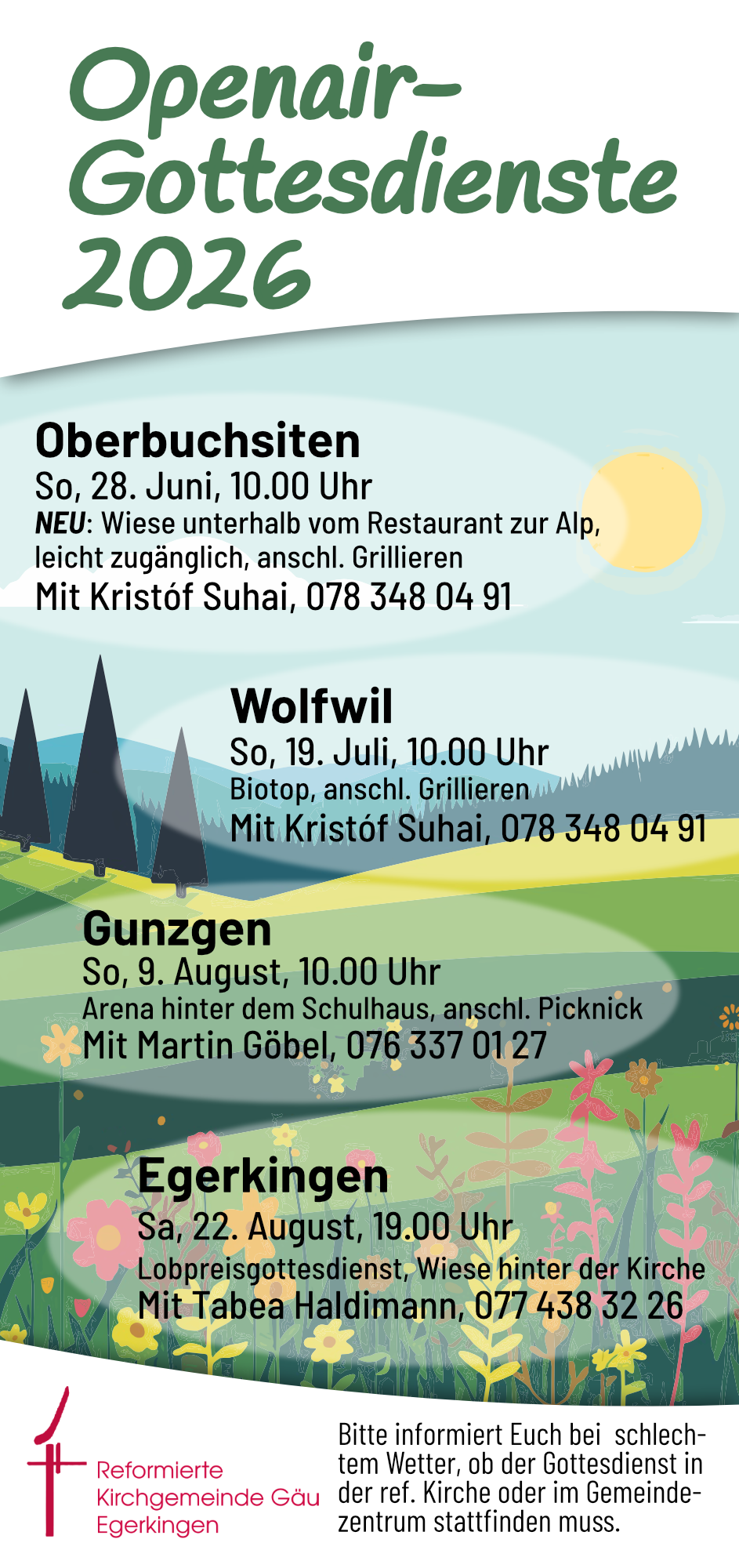 Openair-Gottesdienste